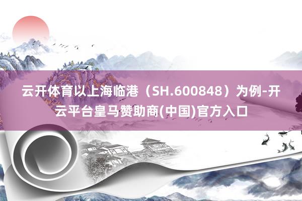 云开体育　　以上海临港（SH.600848）为例-开云平台皇马赞助商(中国)官方入口
